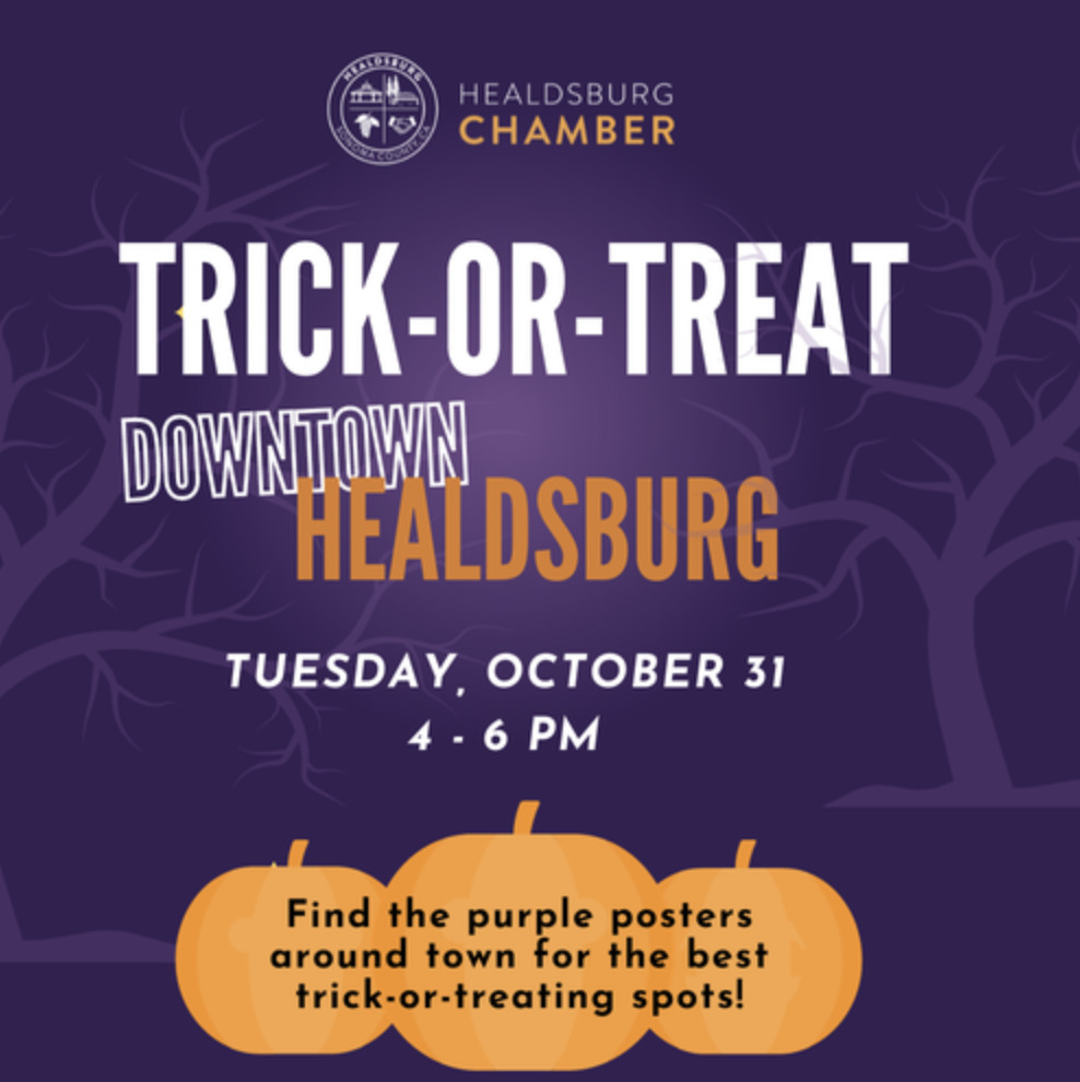 Eventos Trick-or-Treat in Downtown Healdsburg
