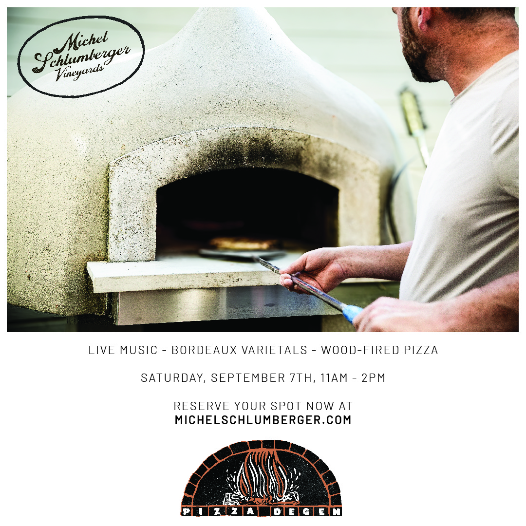 Wood-Fired Pizza & Live Music at Michel-Schlumberger Wine Estate