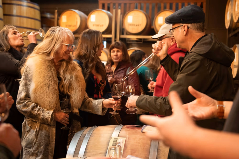 Barrel Tasting: A Family Affair