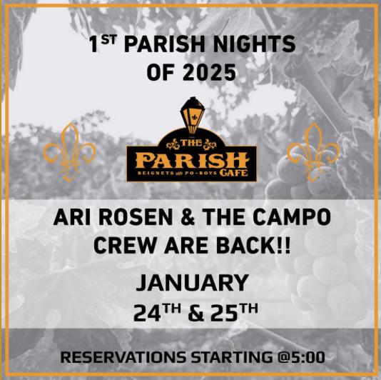 Campo Fina Pop-Up at The Parish Café