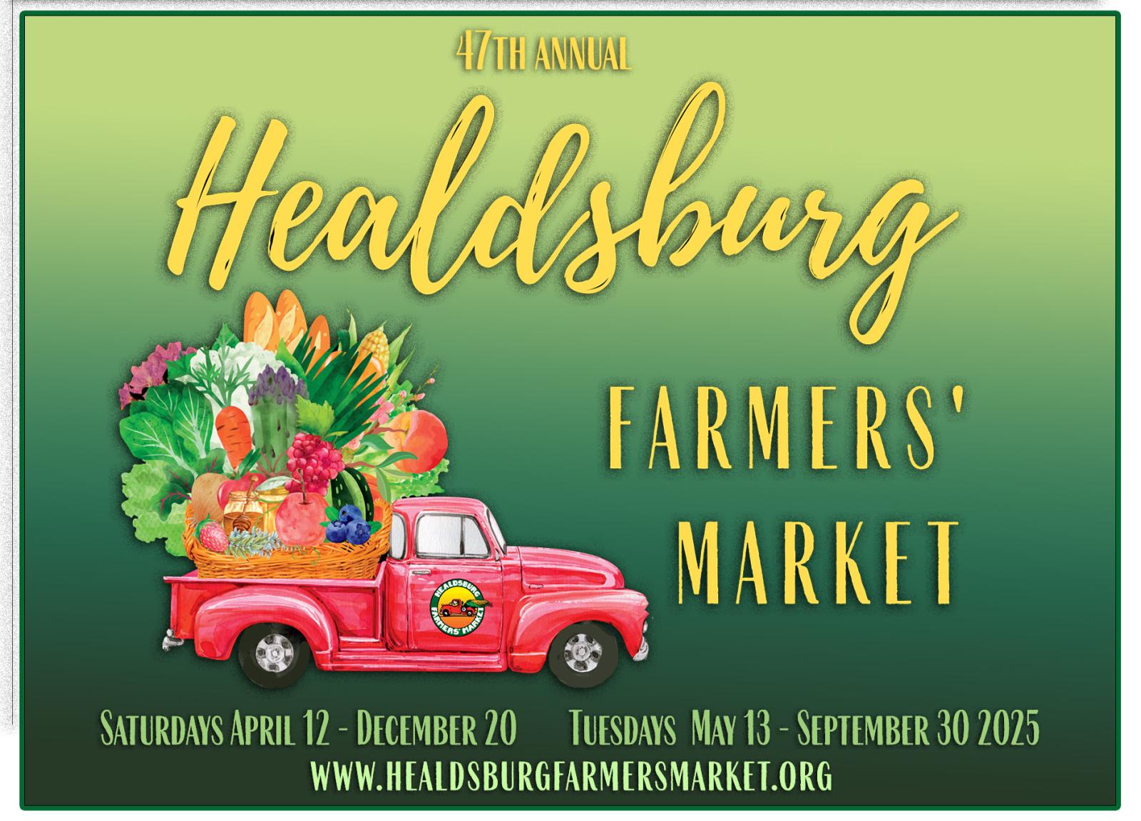 Eventos Healdsburg Tuesday Farmers Market