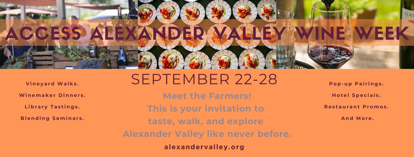 Access Alexander Valley Wine Week