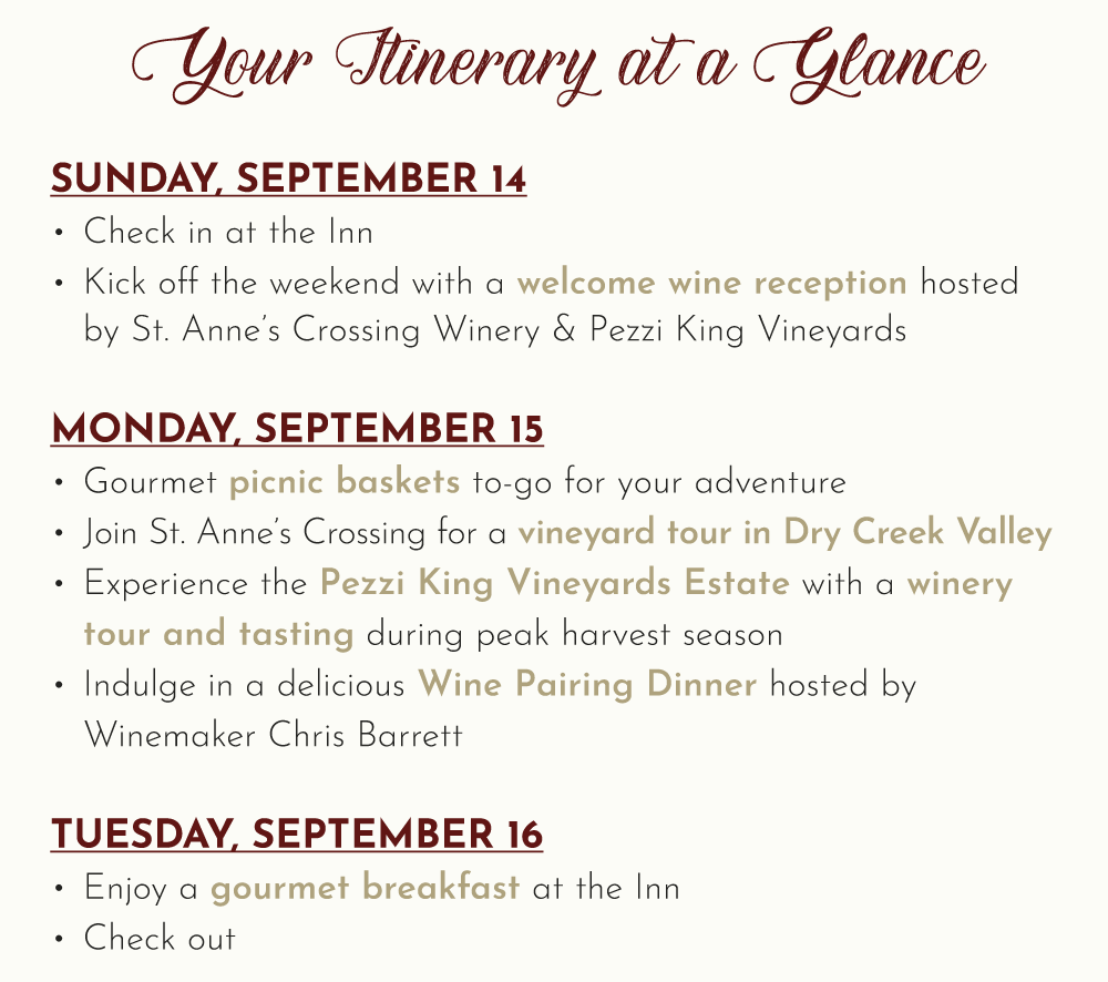 Harvest Retreat at Calderwood Inn Harvest Retreat at Calderwood Inn