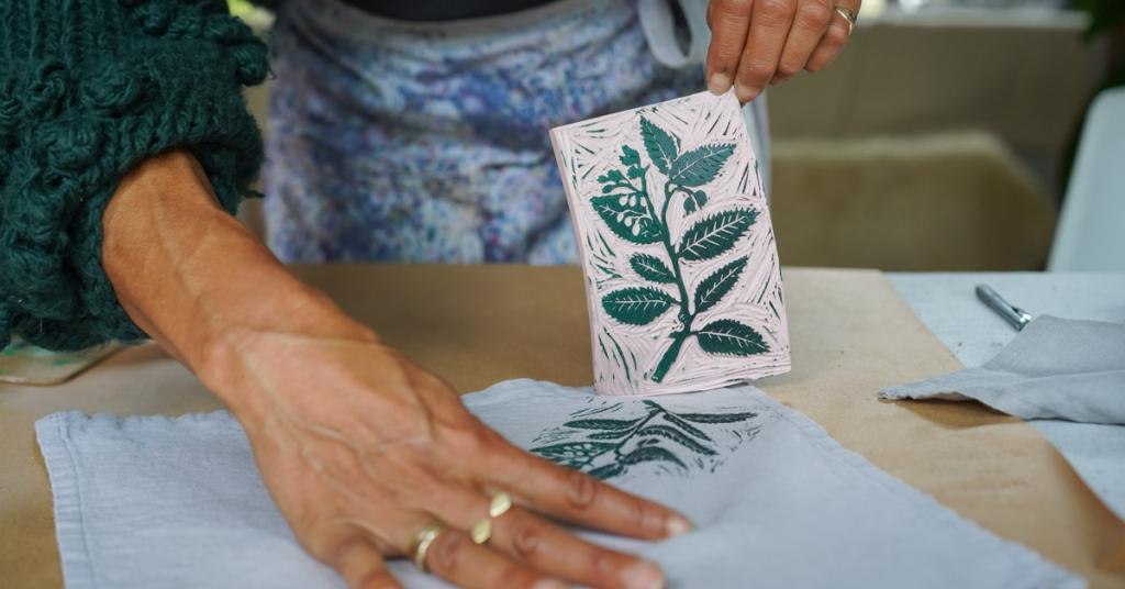 Block Printing Workshop with Naomi McLeod Block Printing Workshop with Naomi McLeod