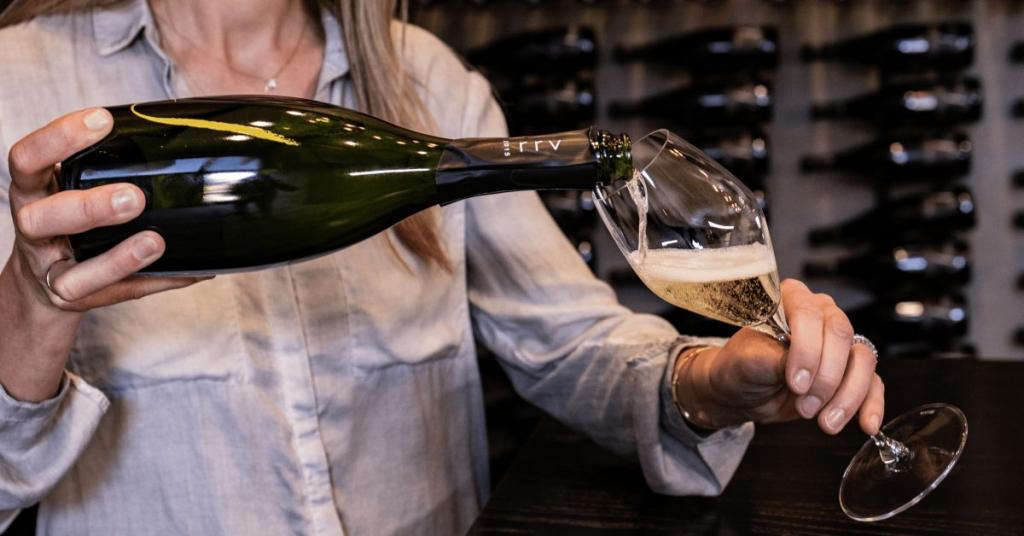 Sparkling Wine Flight at J Vineyards & Winery