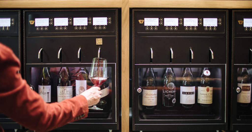 Sparkling Row at The Matheson's Wine Wall