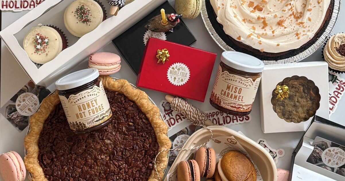 Ofertas Noble Folk’s Winter Ice Cream & Pie Menu
