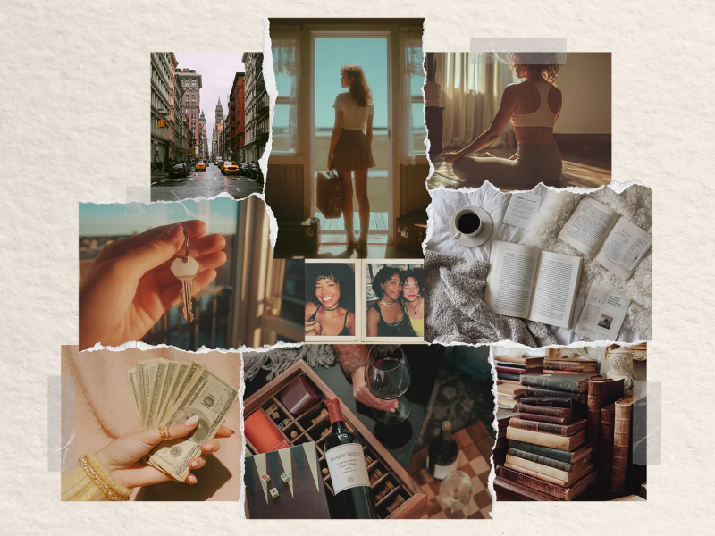 Vision Board Crafting Experience