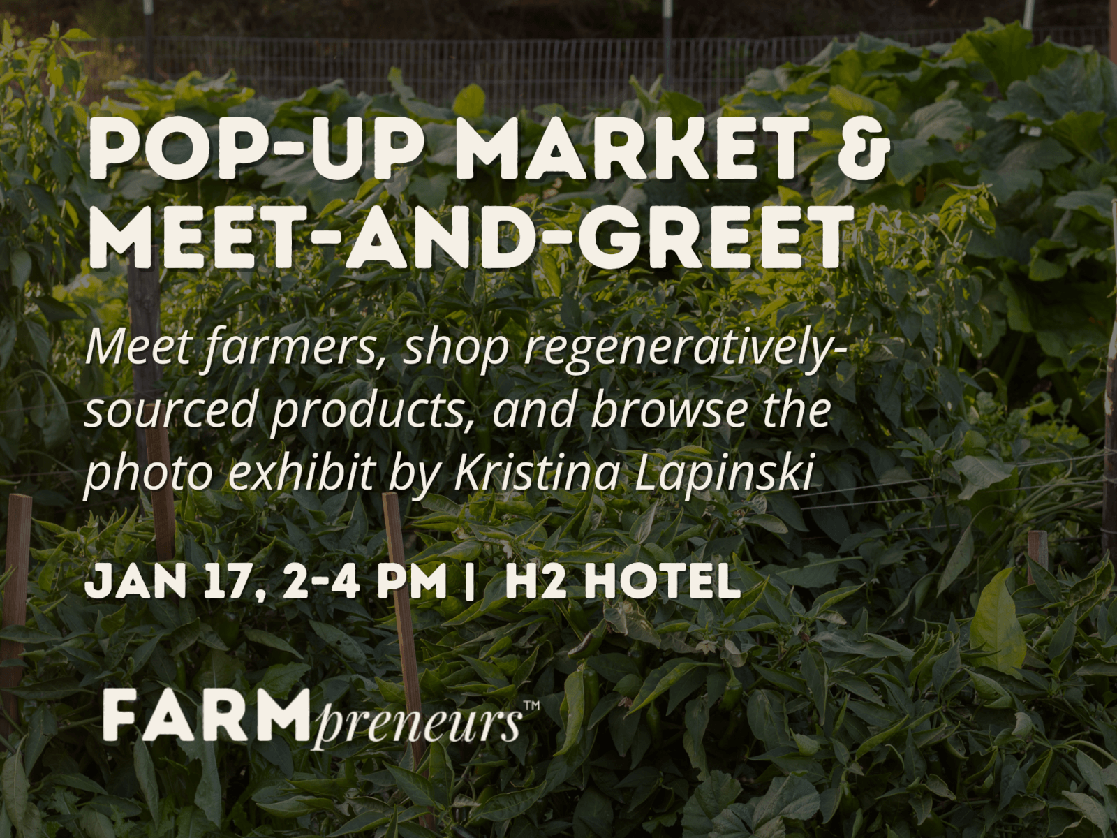 FARMpreneurs Pop-Up Provisions Market