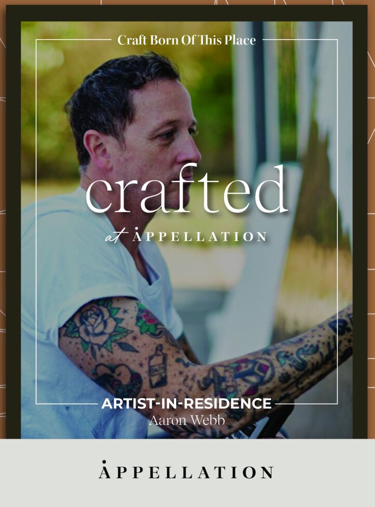 Crafted by Appellation- Reception & Artist Demo with Aaron Webb