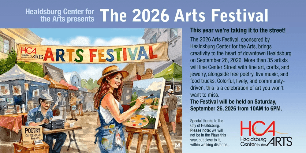 2026 Healdsburg Center for the Arts Festival